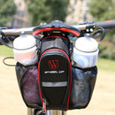 WHEEL UP Bicycle Saddle Bag with Double Water Bottle Pouch Seat Bag (Red) Newly