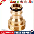 Solid Brass Threaded Hose Water Pipe Connector Kitchen Tube Tap Adaptor