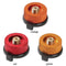 Outdoor Camping Hiking Stoves Adapter Split Gas Furnace Converter (Red)