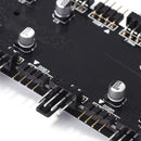 1 To 8 Multi Way Splitter RGB PWM HUB 12V/4 Pin for Fan Motherboard (SATA)