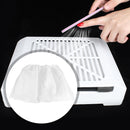 10pcs Manicure Vacuum Cleaner Collector Nail Dust Bag for 3 Fans Suction Ma