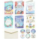 Rabbit Easter Eggs Easter Greeting Cards Invitation Card Paper Card Envelope