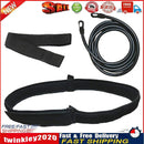 Swim Training Exercise Belts Rope Swimming Harness Resistance Band (Black) Newly