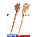 Wood Hair Sticks Chinese Hair Chopsticks for Buns Hairpin Handmade (2pcs)