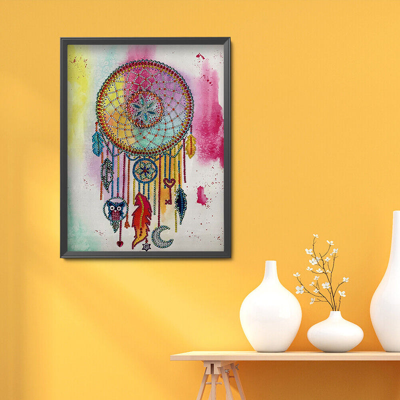 DIY 5D Mosaic Dream Catcher Part Drill Special Shape Diamond Painting Kit