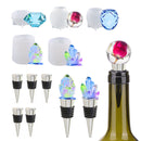 Three-Dimensional Spherical Shaped Silicone Mold & Reusable Stopper (Set 2)