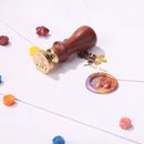 Wax Seal Stamp Pattern Retro Lacquer Seal Metal Head with Handle (FD13)