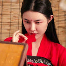 Chinese Style 12Pcs Lip Paper Bite Lip Makeup Rouge Ancient Makeup Lip S7I7