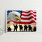 DIY Paint By Number Kit Flag Eagle Abstract No Frame for Home Decoration