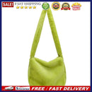 Women Soft Warm Plush Pure Color Handbags Female Travel Fluffy Shoulder Bags