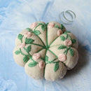 Floral Design Sewing Needle Hand Embroidery Pin Cushion Pincushions Pin Pillow