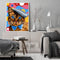 Frameless Oil Paint By Numbers DIY Cat Hat Picture Craft Kit for Living Room