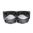Car Center Console Water Cup Holder for Mercedes W205 (Black Carbon Fibre)