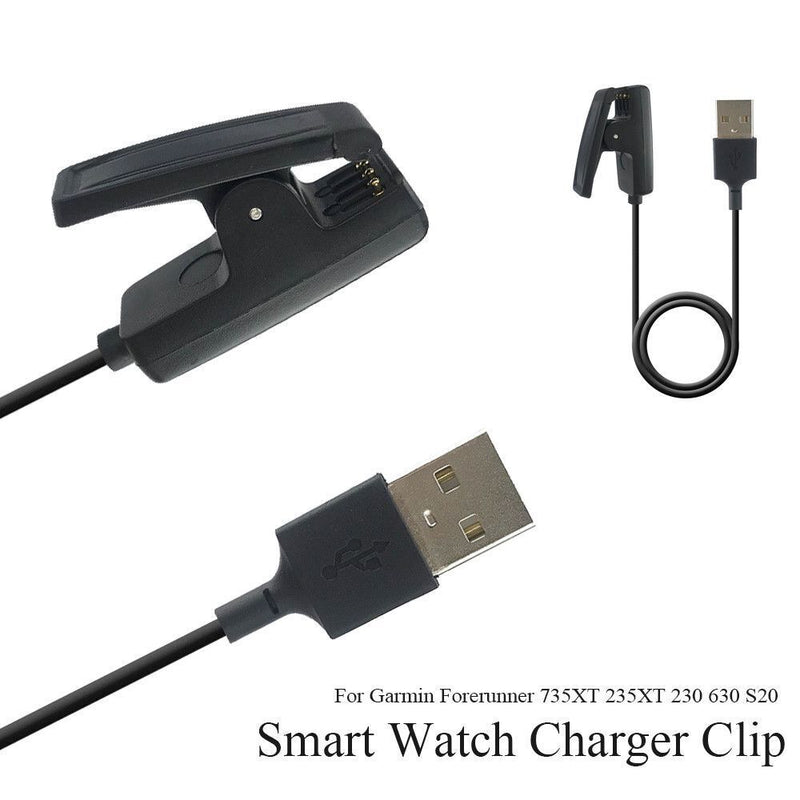 Charger Clip Charging Dock Holder For Garmin Forerunner 735XT 235XT 230 630 S20