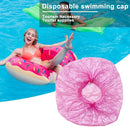 100pcs Portable Disposable Caps Women Men Bath Caps for Traveling (Pink) Newly