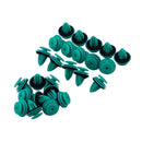 25pcs Car Door Trim Panel Nylon Clips Retainer Fastener Rivets 90467-10188 Newly