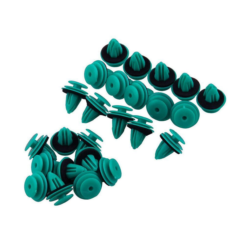 25pcs Car Door Trim Panel Nylon Clips Retainer Fastener Rivets 90467-10188 Newly