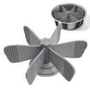 Pet Dog Feeding Food Bowl Rotating Slow Down Eating Feeder Dish Bowl (Grey)