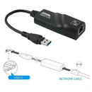 USB 3.0 to 10/100/1000 Mbps Gigabit RJ45 Ethernet LAN Adapter For P M9Y3 T0A8