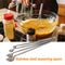4pcs/set Stainless Steel Spice Measuring Spoons Kitchen Cooking Sugar Salt Scoop