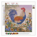 5D DIY Full Drill Diamond Painting Standing Cock Cross Stitch Embroidery Newly