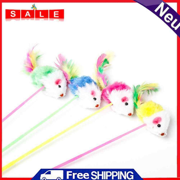 Cat Toys False Mouse Interactive Mini Funny Animal Playing Toys for Cats Kittens