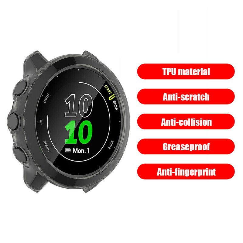TPU Protective Case for Garmin Forerunner 55/158 Watch Cover Smartwatch Shell