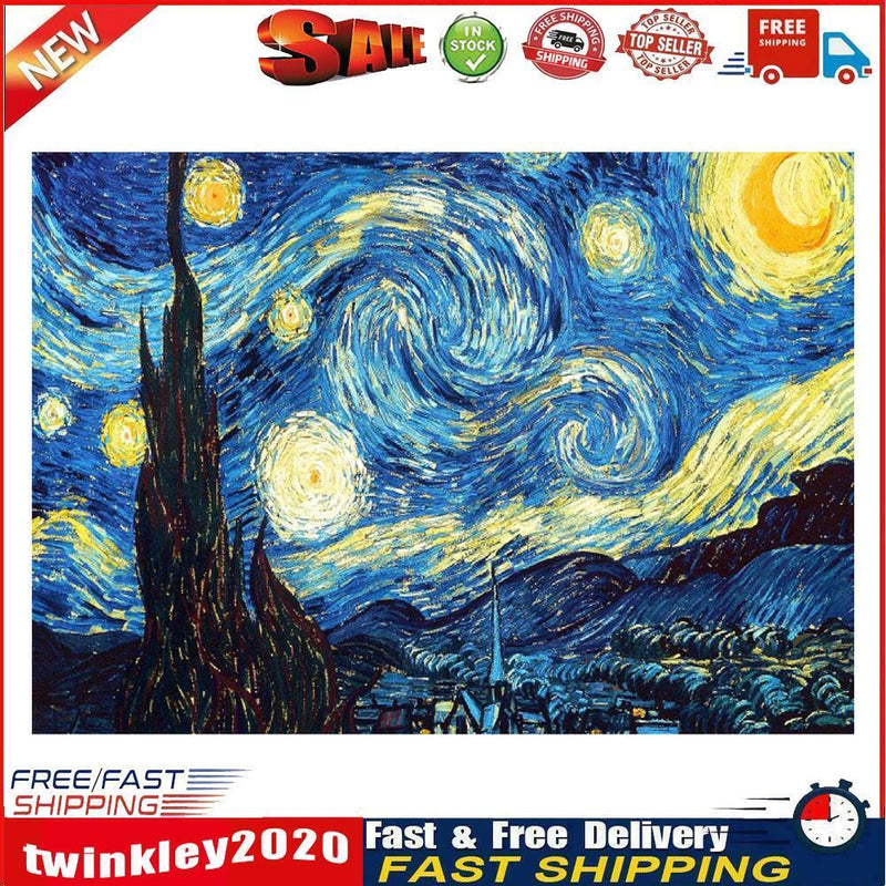 Starry Night 5D Full Drill Diamond Painting Embroidery DIY Cross Stitch Newly