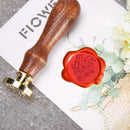 100pcs Retro Octagon Fire Painting Pills Sealing Wax Grain for Envelope (D)