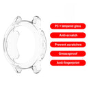 Smart Watch Screen Protector Shell Grease-proof Anti-fingerprints (White) Newly