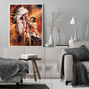 Oil Painting By Number Old Woman Oil Digital Picture Home Wall Decor for Gift