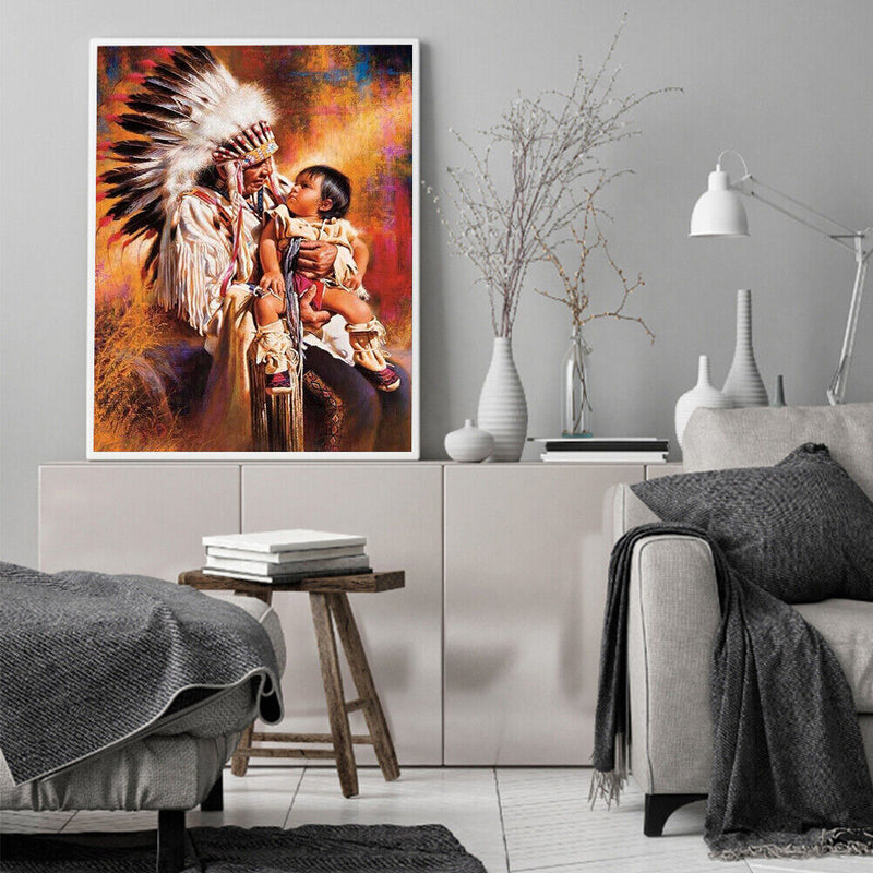 Oil Painting By Number Old Woman Oil Digital Picture Home Wall Decor for Gift