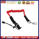 Elastic Kayak Canoe Paddle Leash Surfboard Surfing Rope Safety Leash (Red)