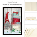 Partial Drill in Christmas Style, 50 Pages, A5, Diamond Colouring Book (3)