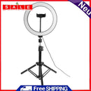 10"" LED Selfie Ring Light Photography Video Light with Tripod Phone Holder