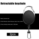 2pcs Fishing Quick Knot Sub Line Cutter Hook Sharpener Key Chain Fishing Ta