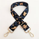 Leopard Strap for Crossbody Shoulder Bag Accessories Belt (Dark Blue)