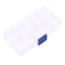 10plaids Detachable Storage Boxes Plastic Transparent Makeup Jewelry Box Newly