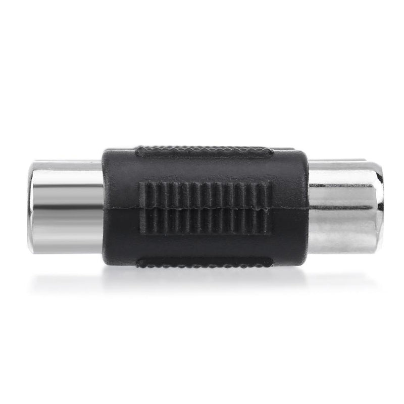 RCA Female to RCA Female Connector AV Cable Plug Jack Adapter(2 in1)  Newly