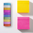 10pcs Glitter Luminous Washi Tapes DIY Album Adhesive Stickers Stationery T