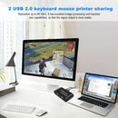 2 Ports HD KVM Switch HDMI-Compatible USB 4K HD Keyboard Mouse Splitter Switcher