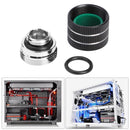 FREEZEMOD PC Computer Water Cooler Hard Tubing Fitting G1/4 to 14mm (Black)