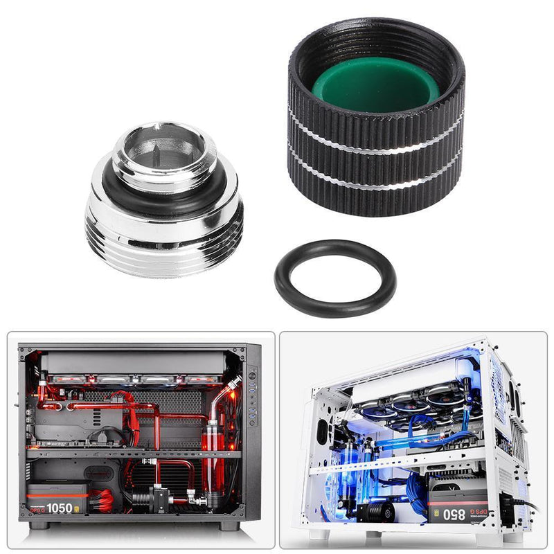 FREEZEMOD PC Computer Water Cooler Hard Tubing Fitting G1/4 to 14mm (Black)