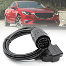 Scanner Cable 10PIN TO 16PIN Cable Stable Characteristic OBD2 Diagnostic Cable