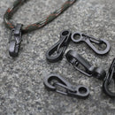 10pcs Mini Carabiner Keychain Outdoor Climbing Spring Buckle EDC Survival Too