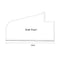 #A Acrylic Sewing Ruler Reusable Bag Pattern Template DIY Sewing Making Tools