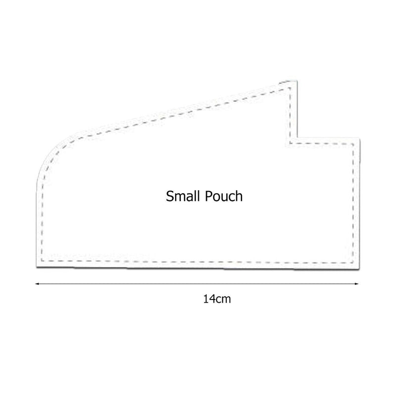 #A Acrylic Sewing Ruler Reusable Bag Pattern Template DIY Sewing Making Tools