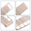 Practical Wrinkled 4 Section Home Appliance Remote Control Holder Beige Newly