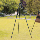 Outdoor Camping Picnic Grill Bonfire Stand Tripod Cooking Pot Hanging Chain Set