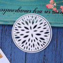 AVZYARDY 1 Set Circular Metal Punching Stencils for Cardmaking, Template